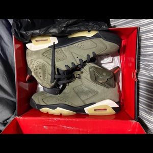 Travis Scott Jordan 6s Barley worn